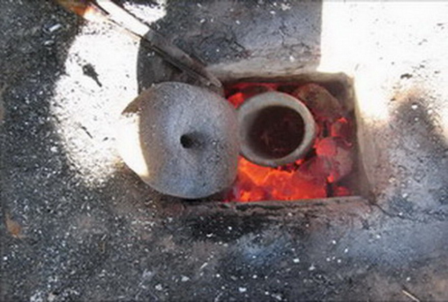 atelier fonte du bronze a la cire perdue inde